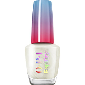 OPI bottle front view showing pearl white shade and fast-dry benefit
