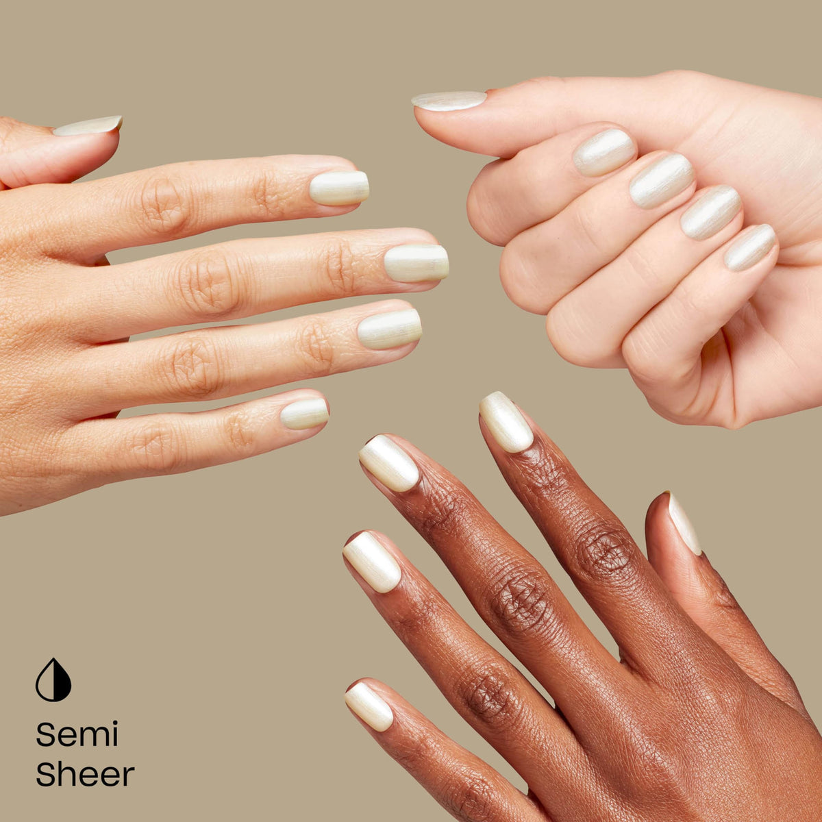 OPI swatch on tip showing pearlescent finish and buildable opacity