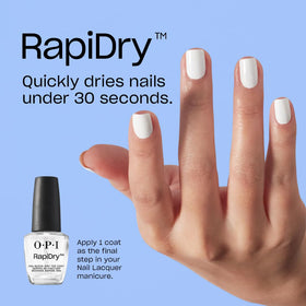OPI RapiDry pro-wide brush closeup for smooth even coverage benefit