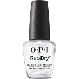 OPI RapiDry front bottle showing label and glossy finish benefit