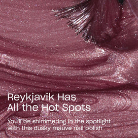 OPI brush stroke of Reykjavik showing smooth even coverage