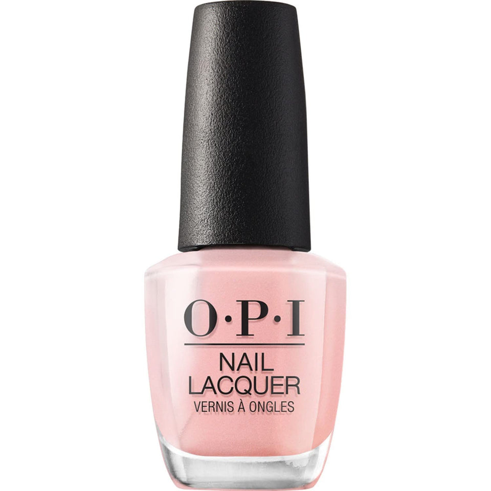 OPI Rosy Future front bottle showing soft pink shade and glossy finish