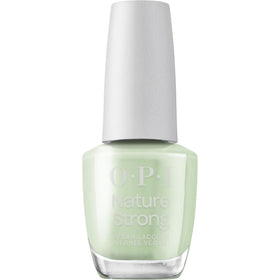 OPI bottle front view showing sage light green crème and brand appeal