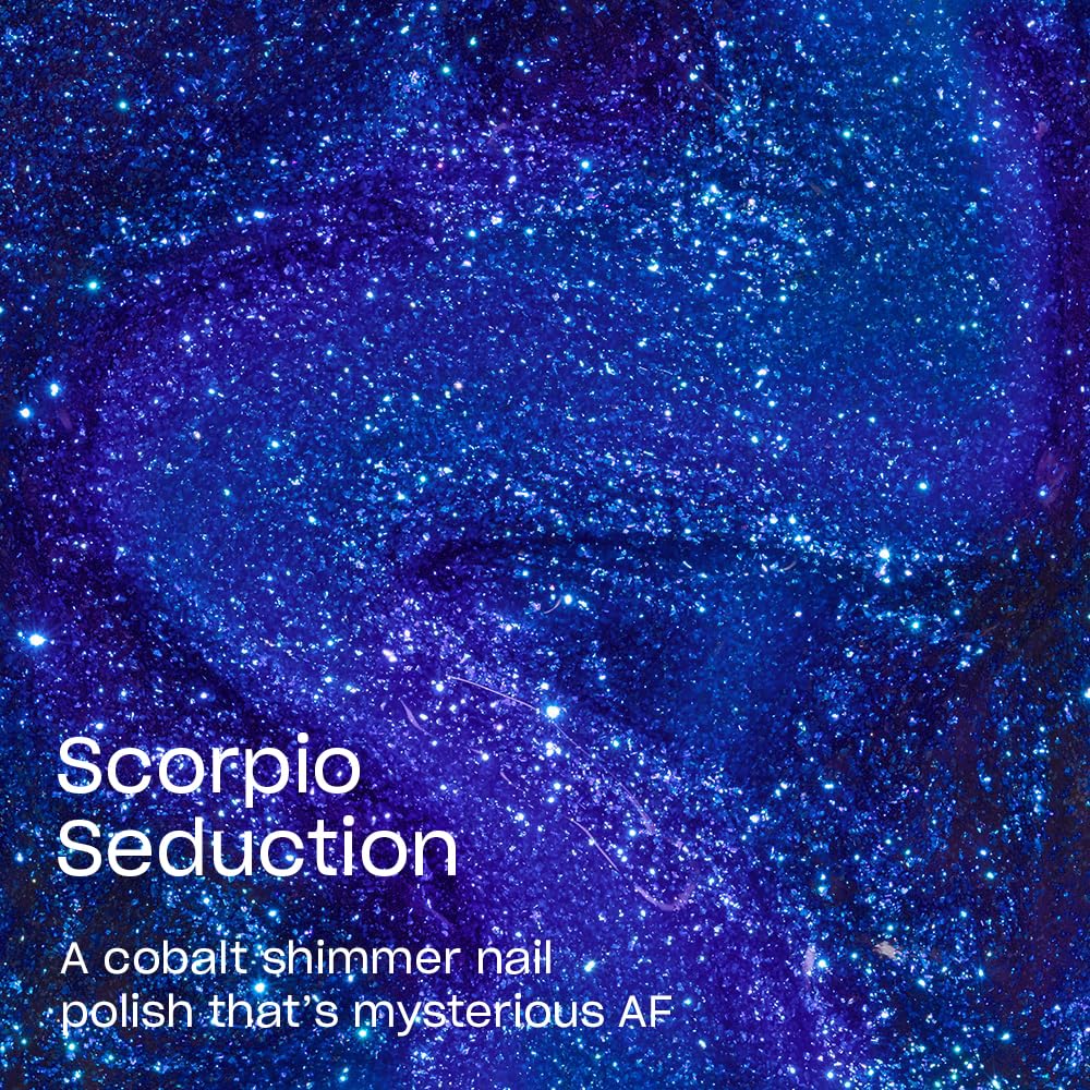 Close-up shimmer texture of OPI Scorpio Seduction showing luminous depth and sheen