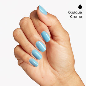 OPI close-up of shimmer particles highlighting luminous blue sparkle