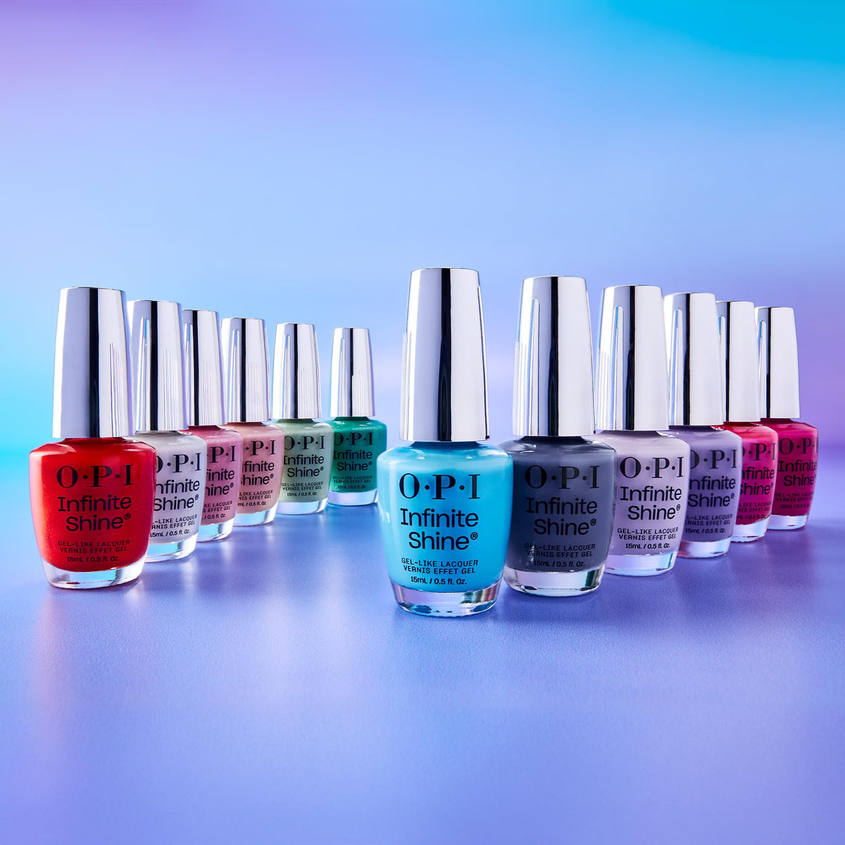 OPI boxed packaging group shot showing retail-ready presentation