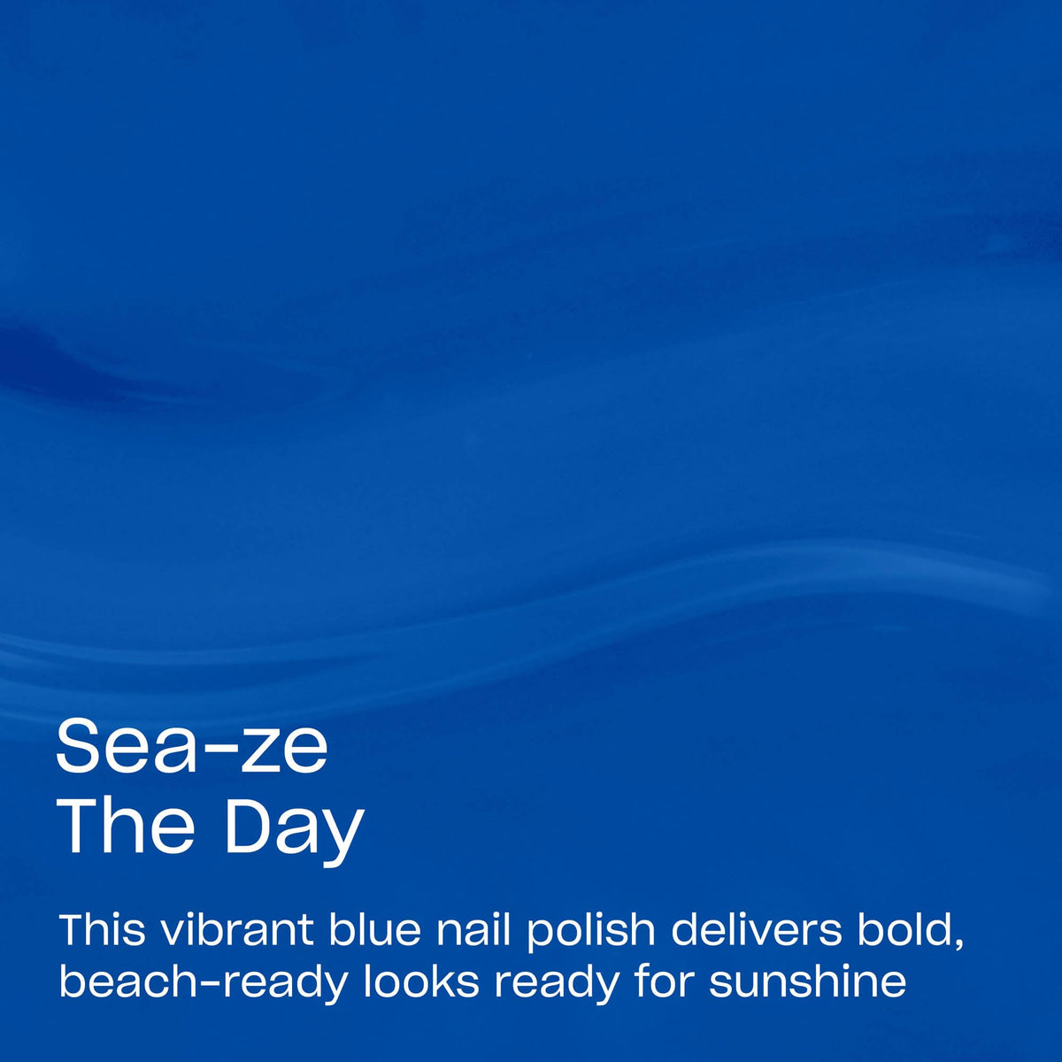 OPI brush stroke of Sea-ze the Day demonstrating smooth coverage