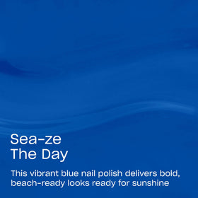OPI brush stroke of Sea-ze the Day demonstrating smooth coverage