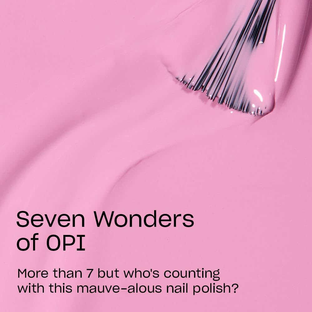 OPI brush stroke detail demonstrating smooth coverage and streak-free application benefit