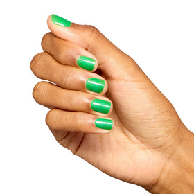 OPI shade beside neutral colors illustrating contrast and color-pairing ideas