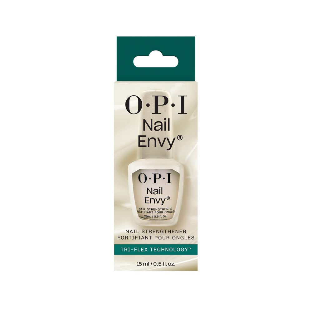 OPI bottles on salon shelf showcasing professional-grade treatment