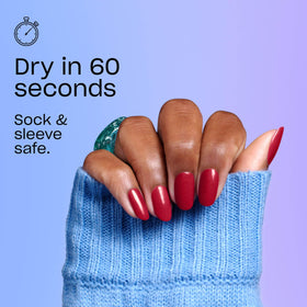 OPI removal demonstration using nail wipe for easy, damage-free polish removal