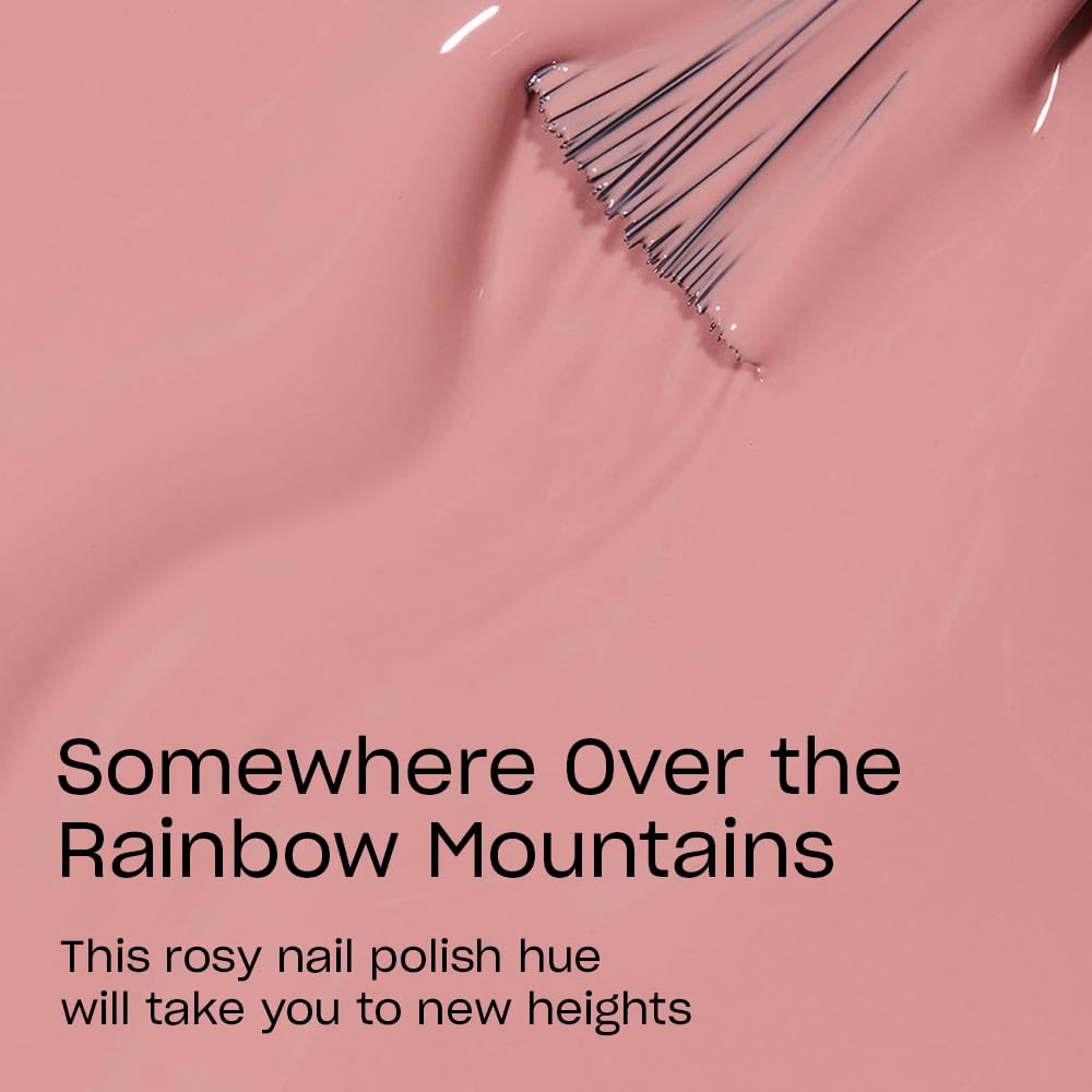 OPI brush stroke of Somewhere Over the Rainbow Mountains showing smooth coverage