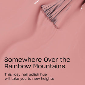 OPI brush stroke of Somewhere Over the Rainbow Mountains showing smooth coverage