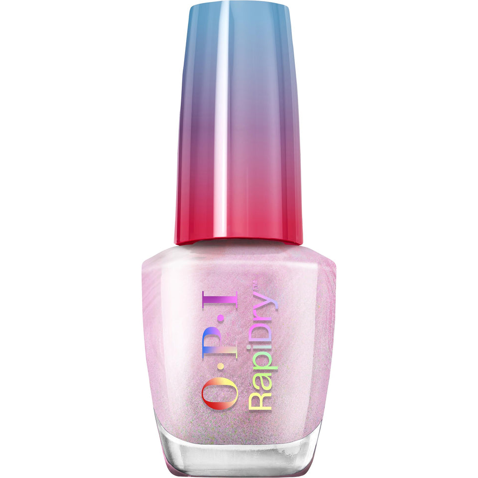OPI Speed Date Me front bottle showing shade and glossy finish benefit