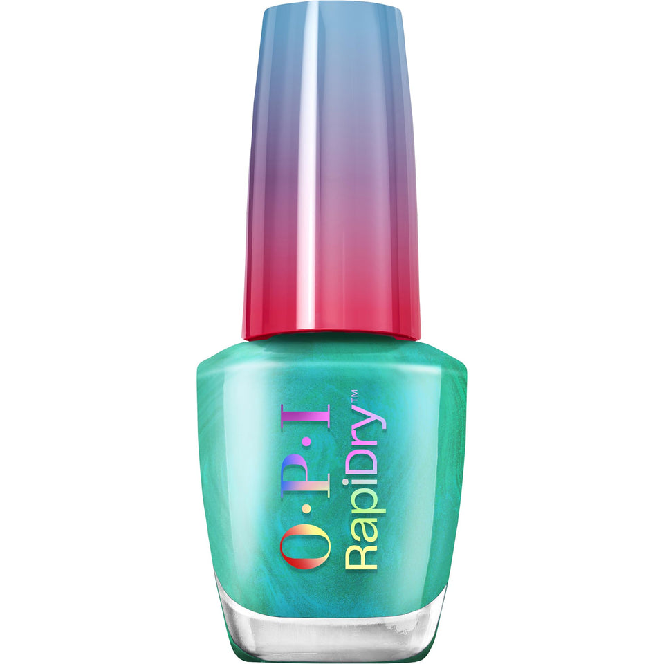 OPI Speed of Bright front bottle showing color and glossy finish benefit