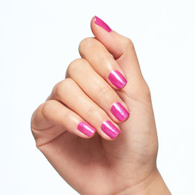 OPI bottle label close-up showing Me, Myself collection authenticity benefit