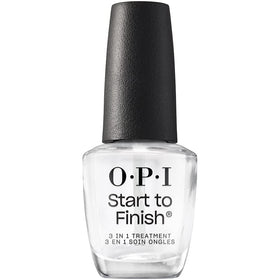 OPI Start to Finish front bottle showing sleek packaging and benefits
