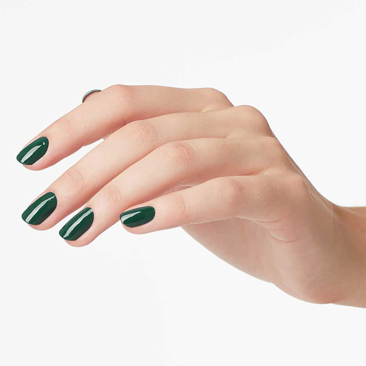 OPI cap and label detail highlighting brand and easy-grip brush benefit
