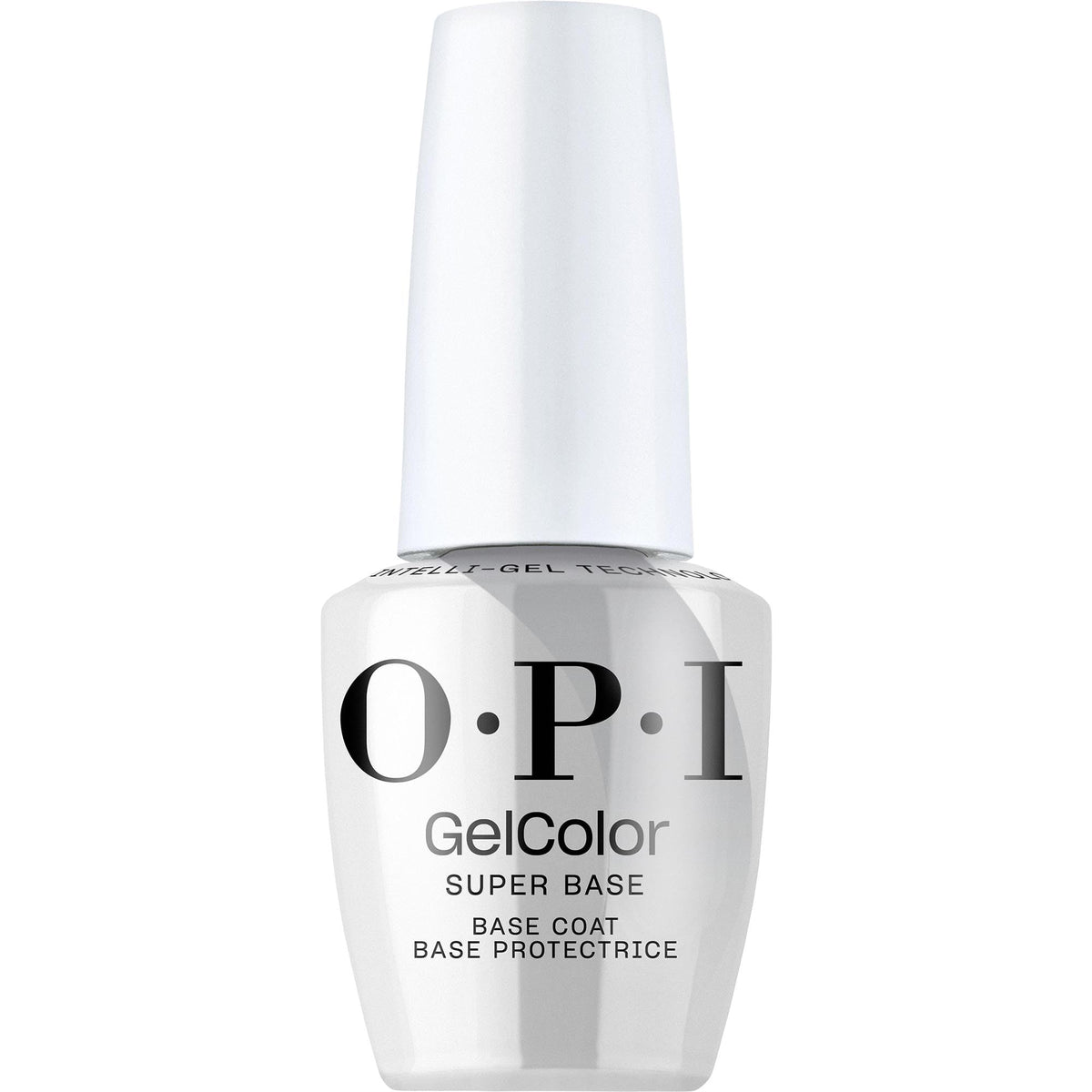 OPI Super Base front packaging showing bottle and label for professional reliability