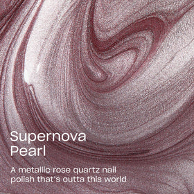 OPI Supernova Pearl texture close-up highlighting shimmer and even finish