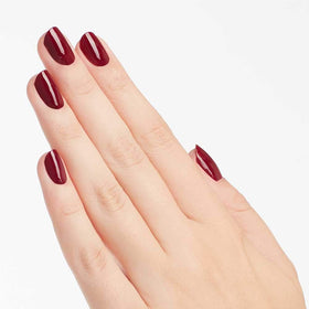 macro view of OPI crème texture showing smooth, glossy finish benefit