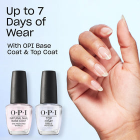 OPI manicured hands wearing shade in lifestyle setting for confident style