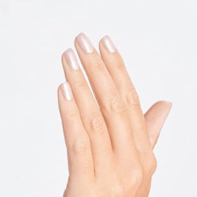 OPI polish texture close-up highlighting pearlescent shimmer and high shine