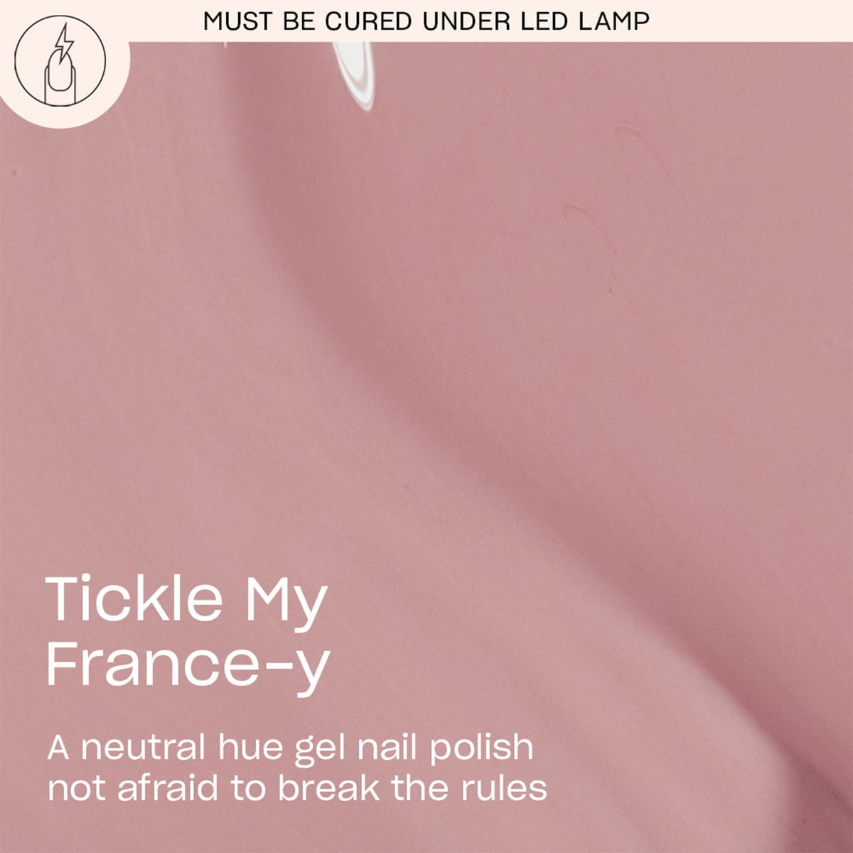 OPI brush stroke of Tickle My France-y demonstrating smooth coverage benefit