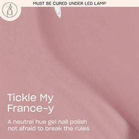 OPI brush stroke of Tickle My France-y demonstrating smooth coverage benefit
