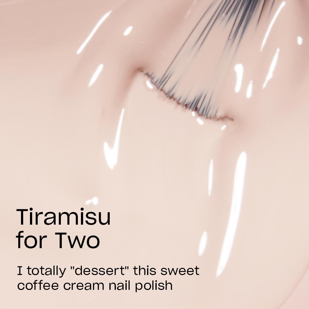 OPI brush stroke of Tiramisu for Two demonstrating smooth coverage benefit