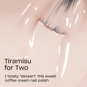 OPI brush stroke of Tiramisu for Two demonstrating smooth coverage benefit