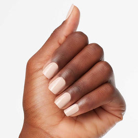 OPI painted nails with Tiramisu for Two on hand showing elegant wear