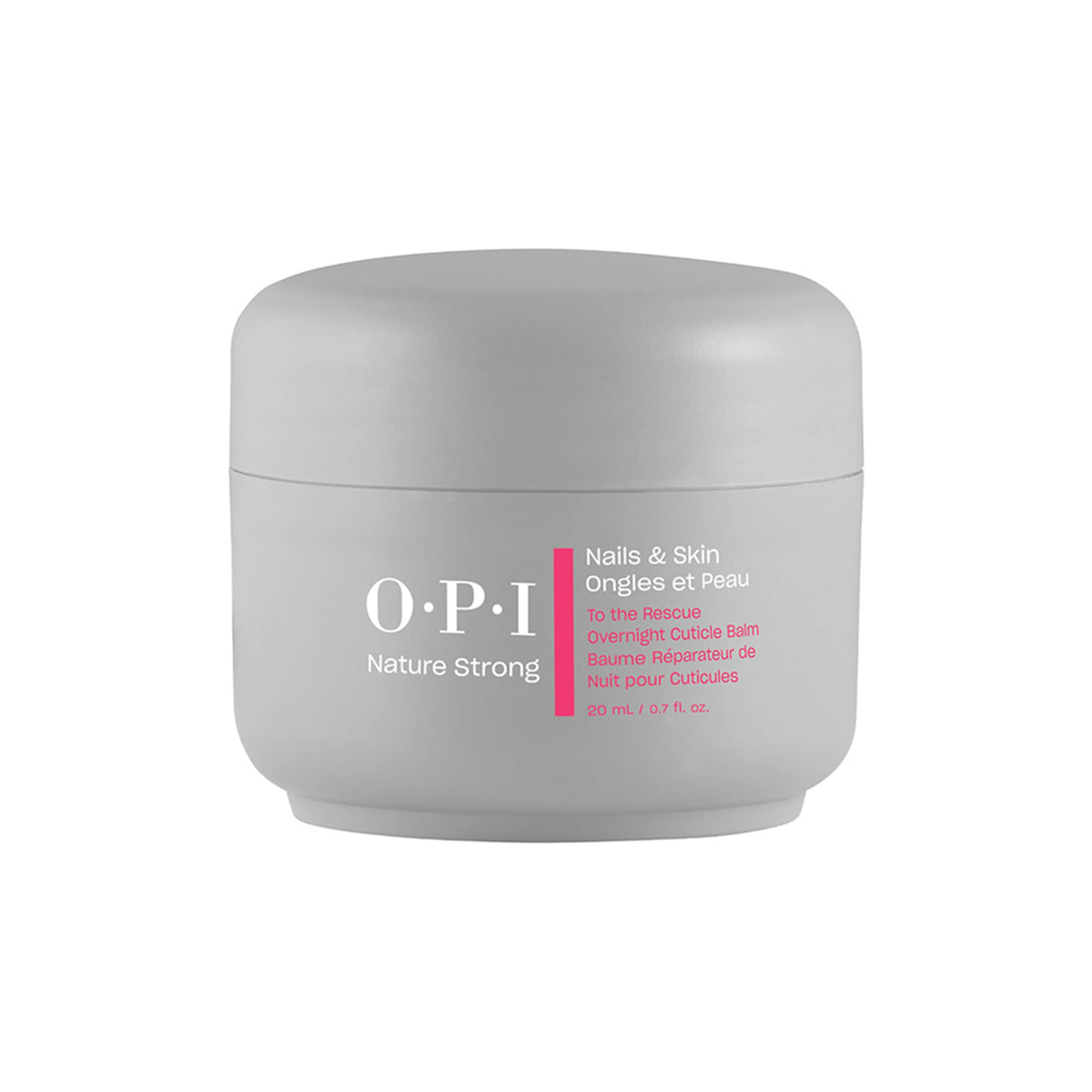 OPI jar front packaging showing brand and product for nightly care