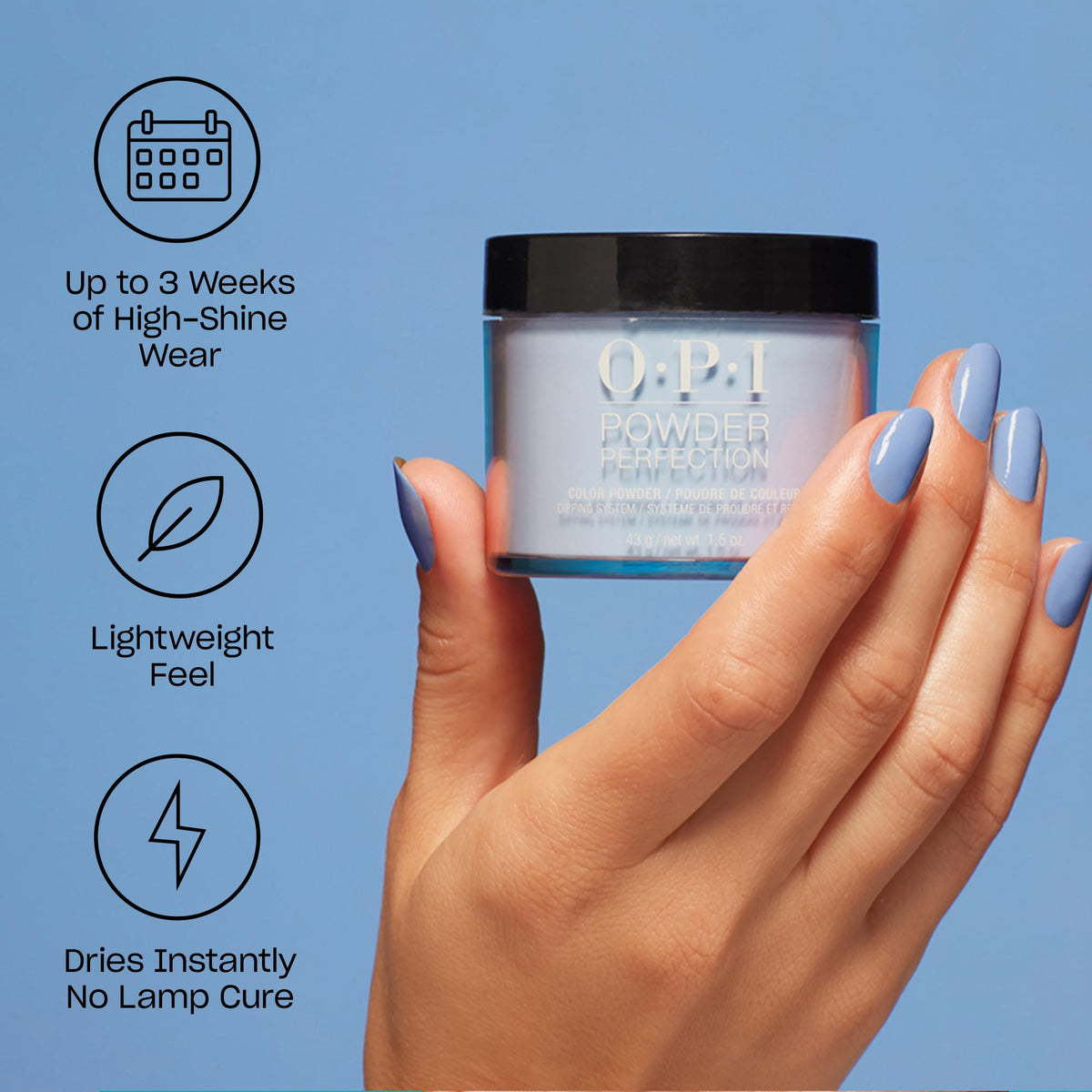 OPI pro-wide brush delivering even coverage for faster application