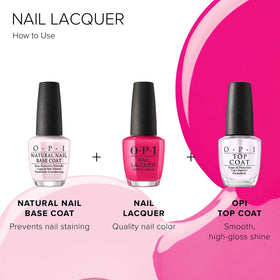 OPI Tutti Frutti Tonga on nails in a manicure illustrating salon-quality look and long-wear benefit