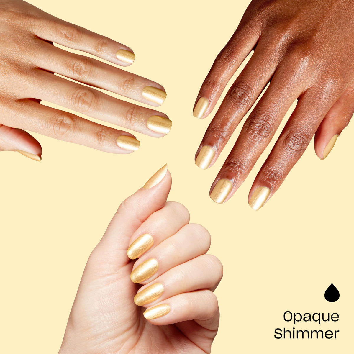 OPI close-up of metallic shimmer texture highlighting reflective depth