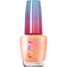 OPI Within Peach front bottle showing vibrant orange color and glossy finish benefit