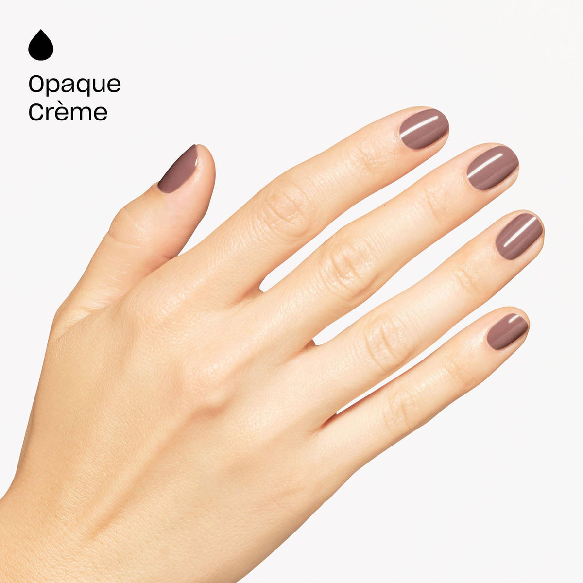 OPI close-up of nails highlighting even glossy texture and chip resistance