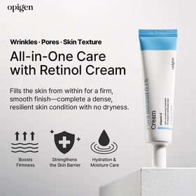 opigen cream in a nighttime routine scene, easy integration into evening skincare