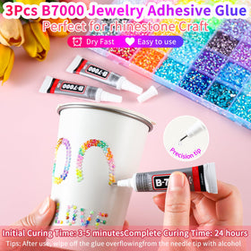 OPMADM tweezers dotting pen and clay wax block for precise gem placement