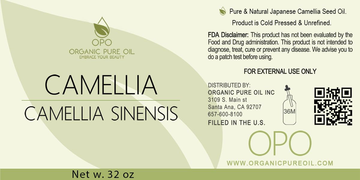 OPO oil pouring from bottle demonstrating smooth, lightweight absorbency