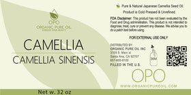 OPO oil pouring from bottle demonstrating smooth, lightweight absorbency
