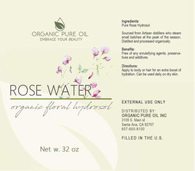OPO rose hydrosol mist on hair adding scent and moisture