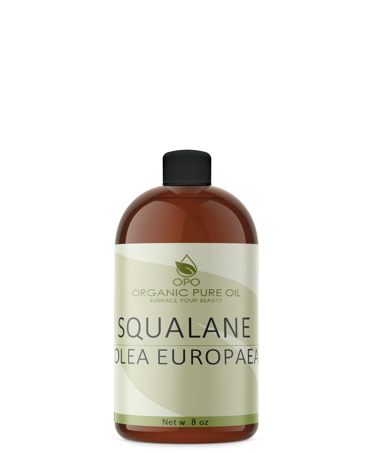 OPO squalane oil front packaging showing clean bottle and label, supports quick hydration