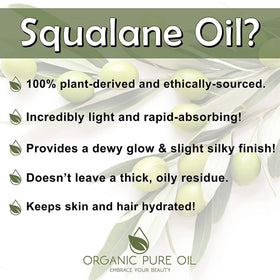 OPO squalane oil applied to hair ends, adds shine and reduces frizz effectively