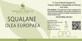 OPO squalane oil pouring from dropper, highlights easy controlled application benefit