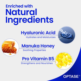 Optase Life before and after eyelids illustrating effective waterproof removal