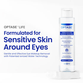 Optase Life ingredient label close-up highlighting hydrating components