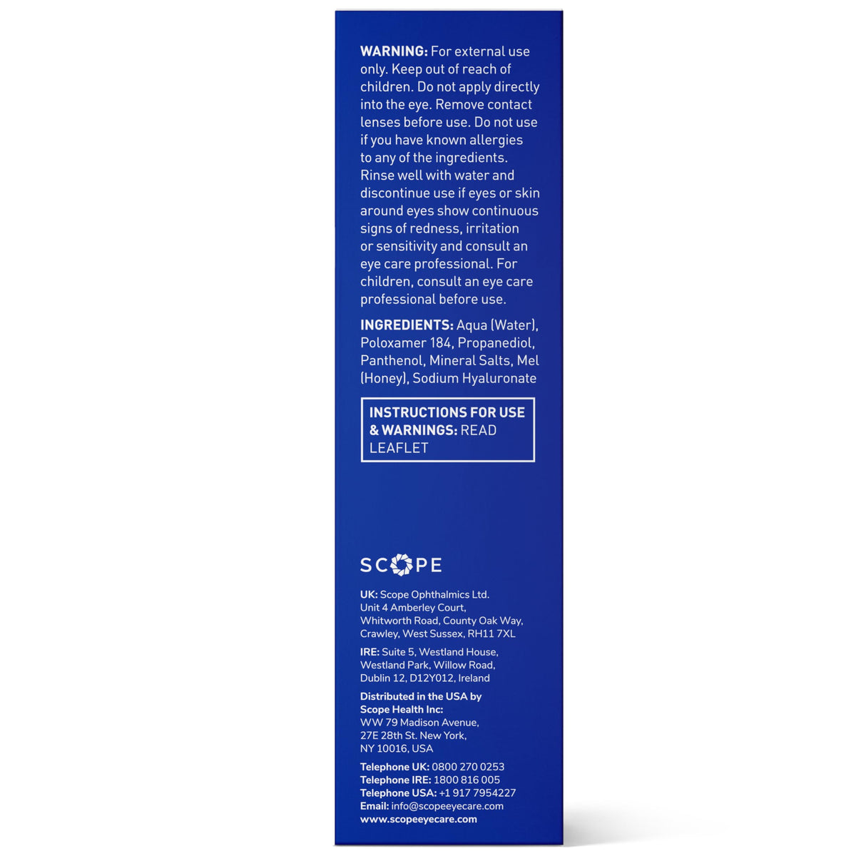 Optase Life ionized-water visual highlighting makeup-lifting action
